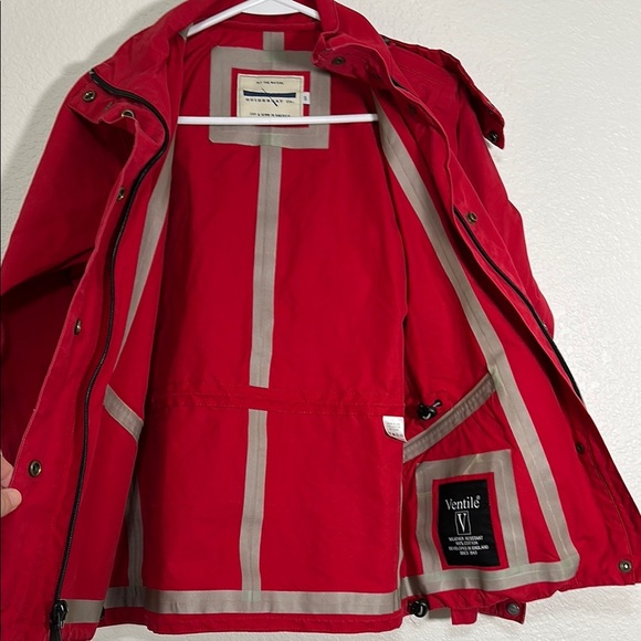 Guideboat Co. Ply The Waters Red Weather Resist Jacket S - Picture 8 of 9